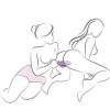 Rocks-Off Glo-Girl Purple Rabbit Vibrator