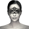 Coquette Chic Desire Lace Eye Mask Black