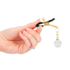 KINK Glass Bead Nipple Clamps Gold 6cm