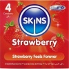 Skins Strawberry Premium Condoms Pack 4