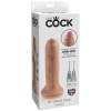 King Cock Uncut Dildo, Flesh, 15 CM