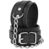 Darkness Black Textured Wrist Cuffs