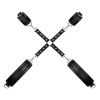 Afbeelding van Bedroom Fantasies - Handboeien en Hogtie Set - Zwart