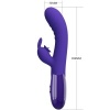 Pretty Love Cerberus Violet Rabbit Vibrator 30 Functions