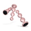 Afbeelding van Rosy Gold - Metalen Buttplugset 3 stuks - Roségoud