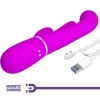 Pretty Love Shania Triple Rabbit Vibrator Pink