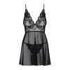 Afbeelding van Obsessive - Idillia Babydoll en String - Zwart