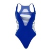 Leg Avenue Seamless Racerback Thong Bodysuit Blue
