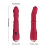 Armony Thermo-Adjustable A-Spot Vibrator Dildo Red