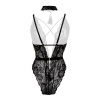 Afbeelding van Christine - Exclusieve body met open kruis Aliah - Zwart