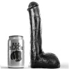 All Black Realistic Anal Dildo 23 CM