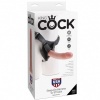 King Cock Harness with Realistic Penis, 20.3 cm