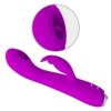 Pretty Love Rachel Rechargeable Vibrator Suction Purple