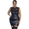 Subblime Sexy Leather Dress Black L/XL
