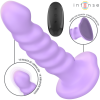 Intense Brenda Vibrator Purple Spiral Remote Control