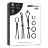 Addicted Toys Flexible Silicone Ring Set, 7 Pieces