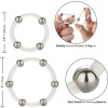 Calexotics Steel Beaded Ring Set L XL