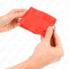 Kink Beginner Fur Hand Cuffs Red 30CM