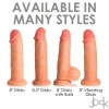 Afbeelding van JOCK - Real Skin Vibrerend Dildo - 20 cm & Lichtkleurig