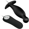 Silicone Anal Plug 12 Vibration Modes Black
