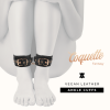 Coquette Fantasy Vegan Leather Ankle Cuffs