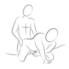 Rocks-Off Palm Black Flexible Vibrator Masturbator