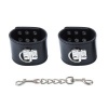 Ohmama Fetish Wrist Restraints Snap Metal