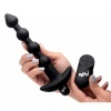 Afbeelding van BANG! - 28X Vibrerende Silicone Anaalkralen met Afstandsbediening - Zwart