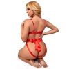 Subblime Sexy Openwork Body Bow Red S/M