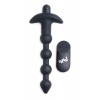Afbeelding van BANG! - 28X Vibrerende Silicone Anaalkralen met Afstandsbediening - Zwart