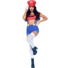 Leg Avenue Sexy Mario Bros Costume Red M