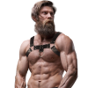 Fetish Submissive Chest Harness Eco-Leather