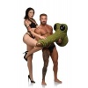 Afbeelding van XR Brands - Reusachtig Geschubd Moerasmonster Dildo - Groen