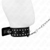Necklace With Leash 65 CM With Silver Studs Model 1 Adjustable 36-43 C