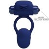 Pretty Love Ajmal Vibrating Ring with Plug Blue
