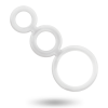 Addicted Toys Penis Ring Set Clear