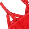 Subblime Teddy with Garter Strap Detail Red L/XL