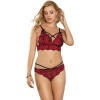 Subblime Two-Piece Lace Top & Thong S/M