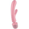 Satisfyer Triple Lover Rabbit Vibrator Pink