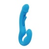 Afbeelding van HoneyPlayBox - Harmony Duo App-bestuurde Strapless Strap-on - Blauw