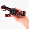 Kink Diamond Pattern Ball Gag, Model 2, 4.5cm, 42-60cm