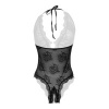 Afbeelding van Christine - Kanten open kruis body Rose