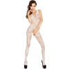 Passion Woman Bs020 White Bodystocking One Size