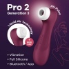 Satisfyer Pro 2 Generation 3 Wine Red Bluetooth