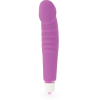 Dolce Vita Realistic Pleasure Purple Silicone Vibrator