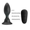 Mr Play Anal Plug with Vibration, Black, Remote