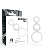 Addicted Toys Penis Ring Set Clear