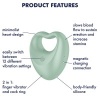 Satisfyer Perfect Pair 3 Green 2-in-1