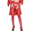 Chilirose CR 4312 Garter Stockings, Red, S/M