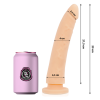 Deltaclub Natural Medical Silicone Dildo 23 CM